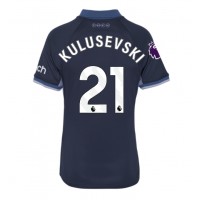 Dámy Fotbalový dres Tottenham Hotspur Dejan Kulusevski #21 2023-24 Venkovní Krátký Rukáv